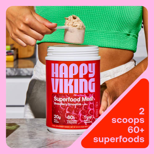Happy Viking by Venus Williams Strawberry Smoothie Superfood Meal_3