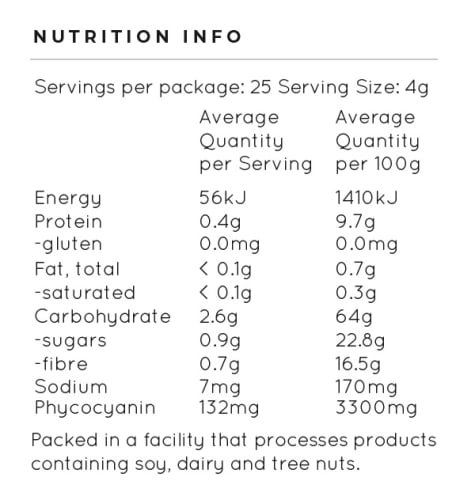 01-ocean blend-nutrition-table