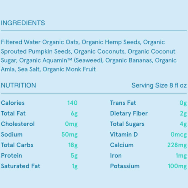 nutrition facts image Original / 32 oz pack of 6